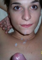 Хахаль накончал на подбородок молодой подруги 16 фото Хахаль накончал на подбородок молодой подруги 16 фото