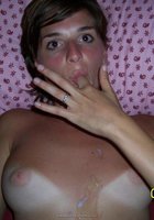 Хахаль накончал на подбородок молодой подруги 32 фото Хахаль накончал на подбородок молодой подруги 32 фото