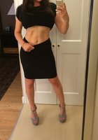 Секретарша в сером пиджаке встала перед зеркалом и показала стриптиз 5 фото Секретарша в сером пиджаке встала перед зеркалом и показала стриптиз 5 фото